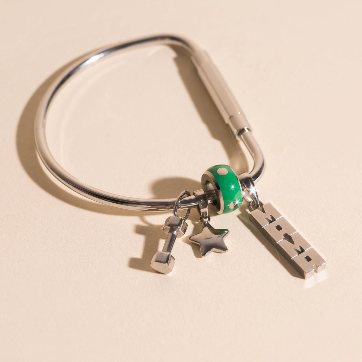 Dumbbell Necklace Charm