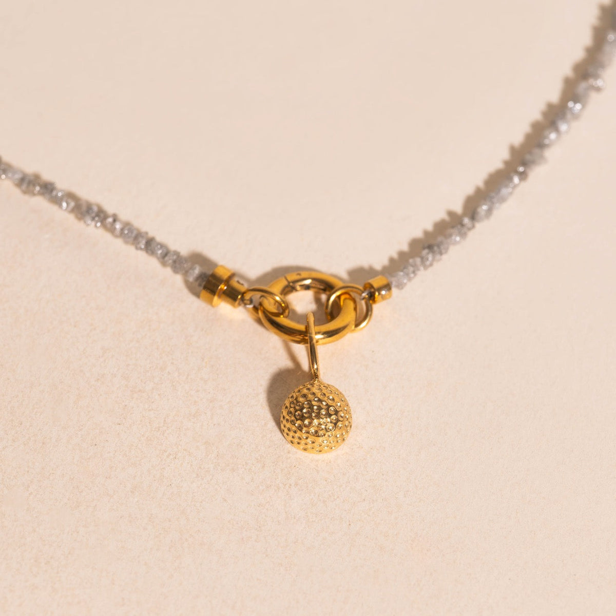 Golf Ball Necklace Charm