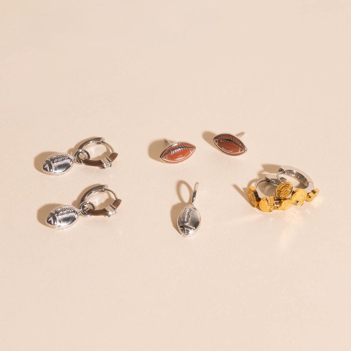 Football Necklace Charm