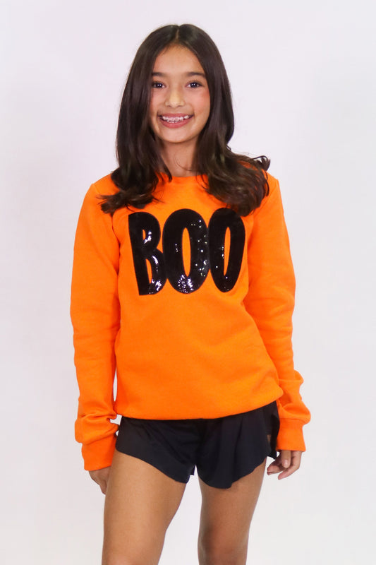 Orange Boo Sweatshirt