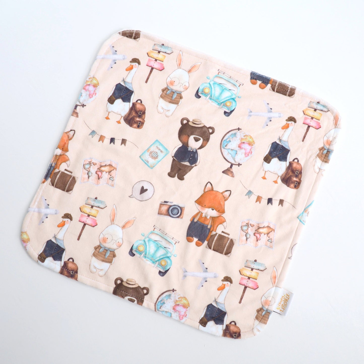 Mini Minky Blanket World Explorer