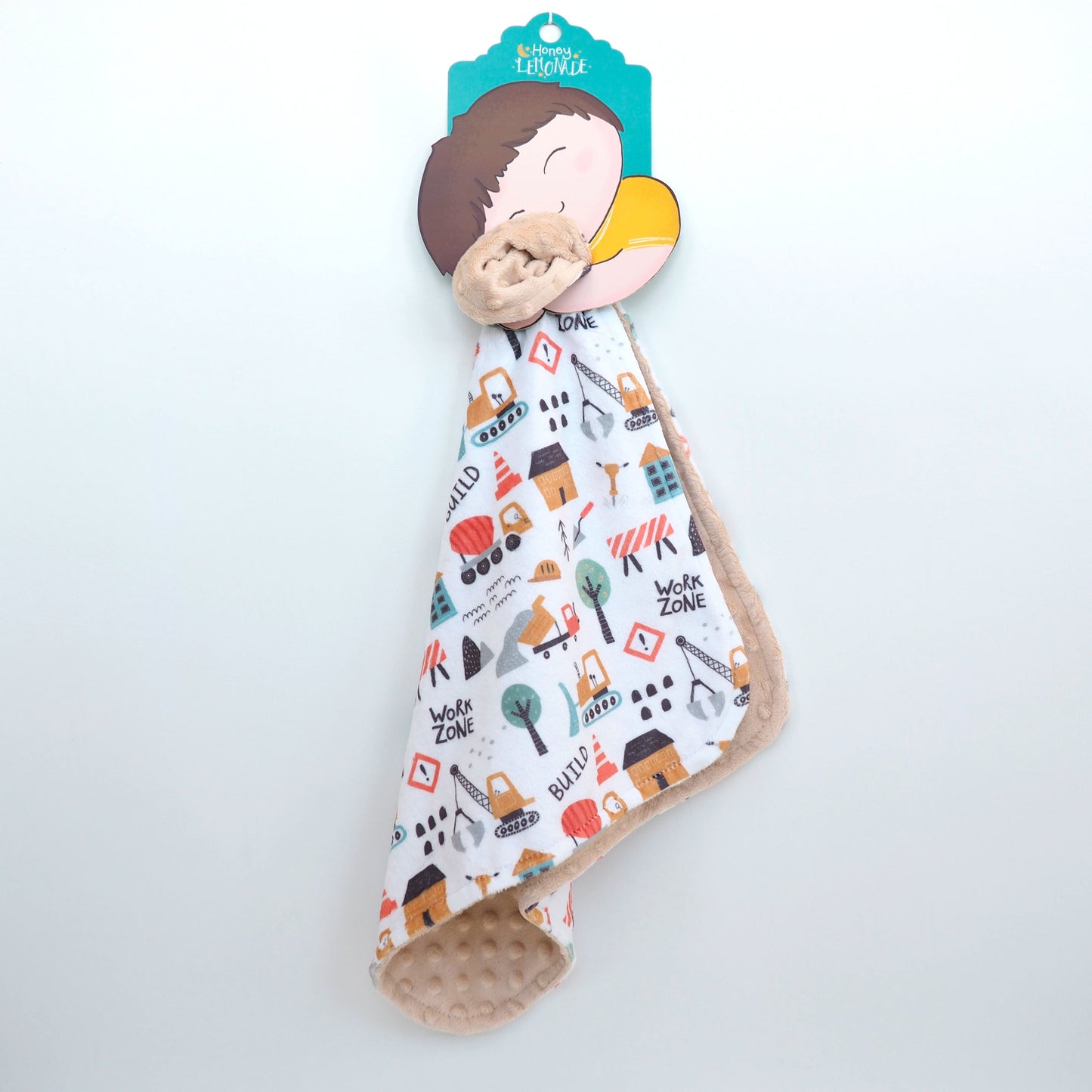 Mini Minky Blanket Little Builder