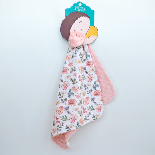 Mini Minky Blanket Blushing Garden
