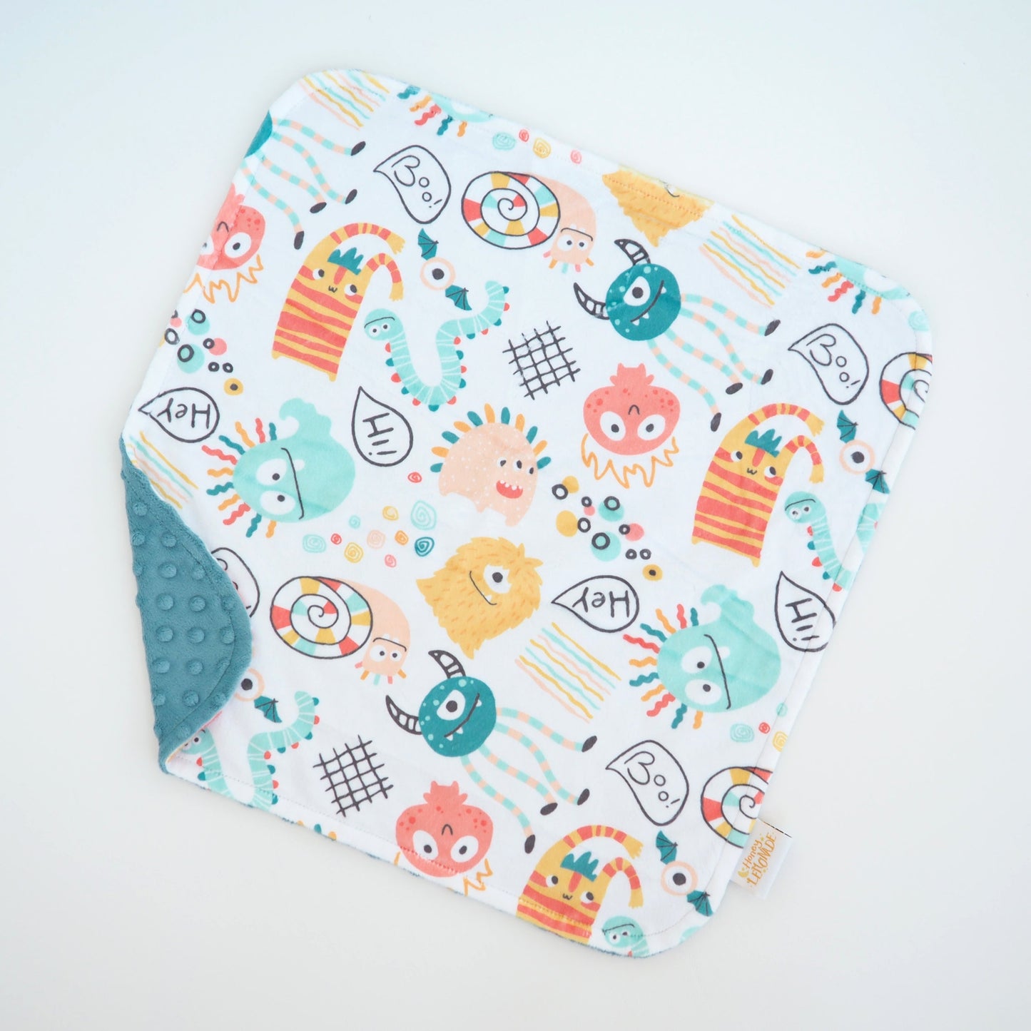 Mini Minky Blanket Monster Party