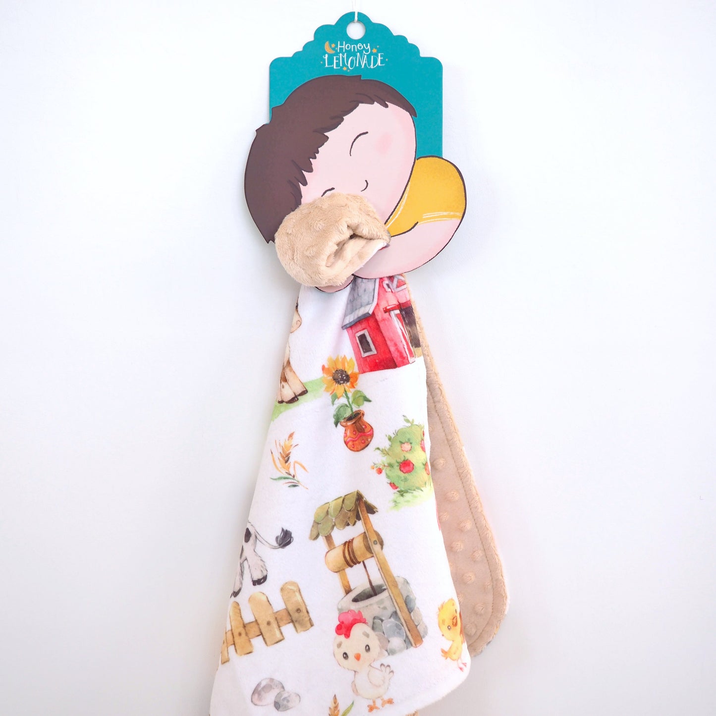 Mini Minky Blanket Farm Animals