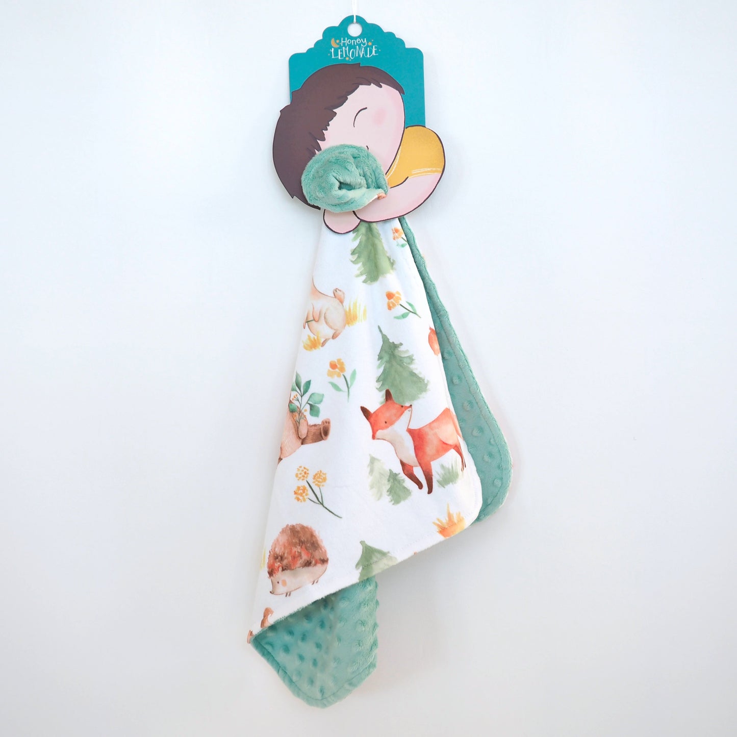 Mini Minky Blanket Forest Friends