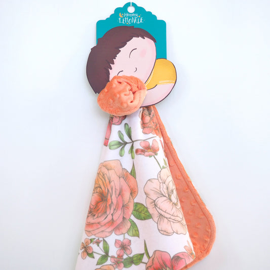 Mini Minky Blanket Botanical Floral