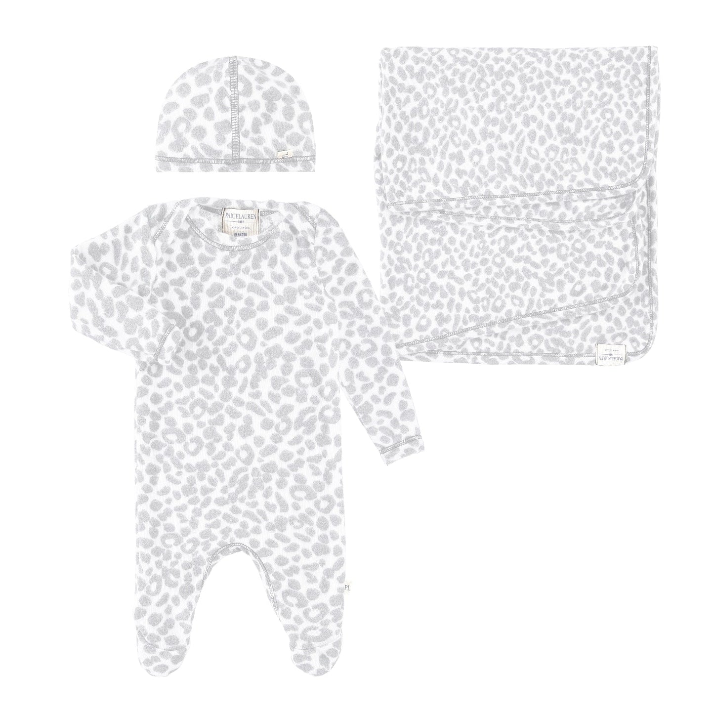 Brushed Hacci Animal Newborn Essentials Set