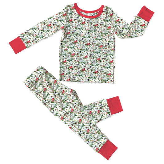 Paisley Cardinals Bamboo 2-Piece Set (Pre-Order)