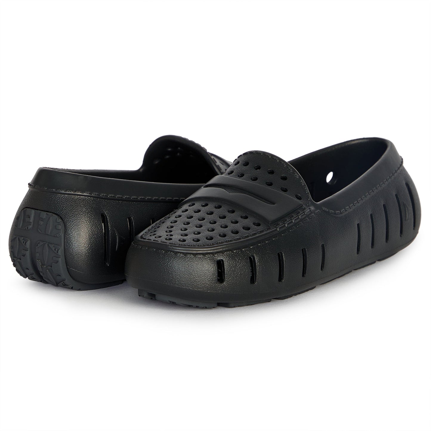 Women's Posh Black Asphalt Loafers
