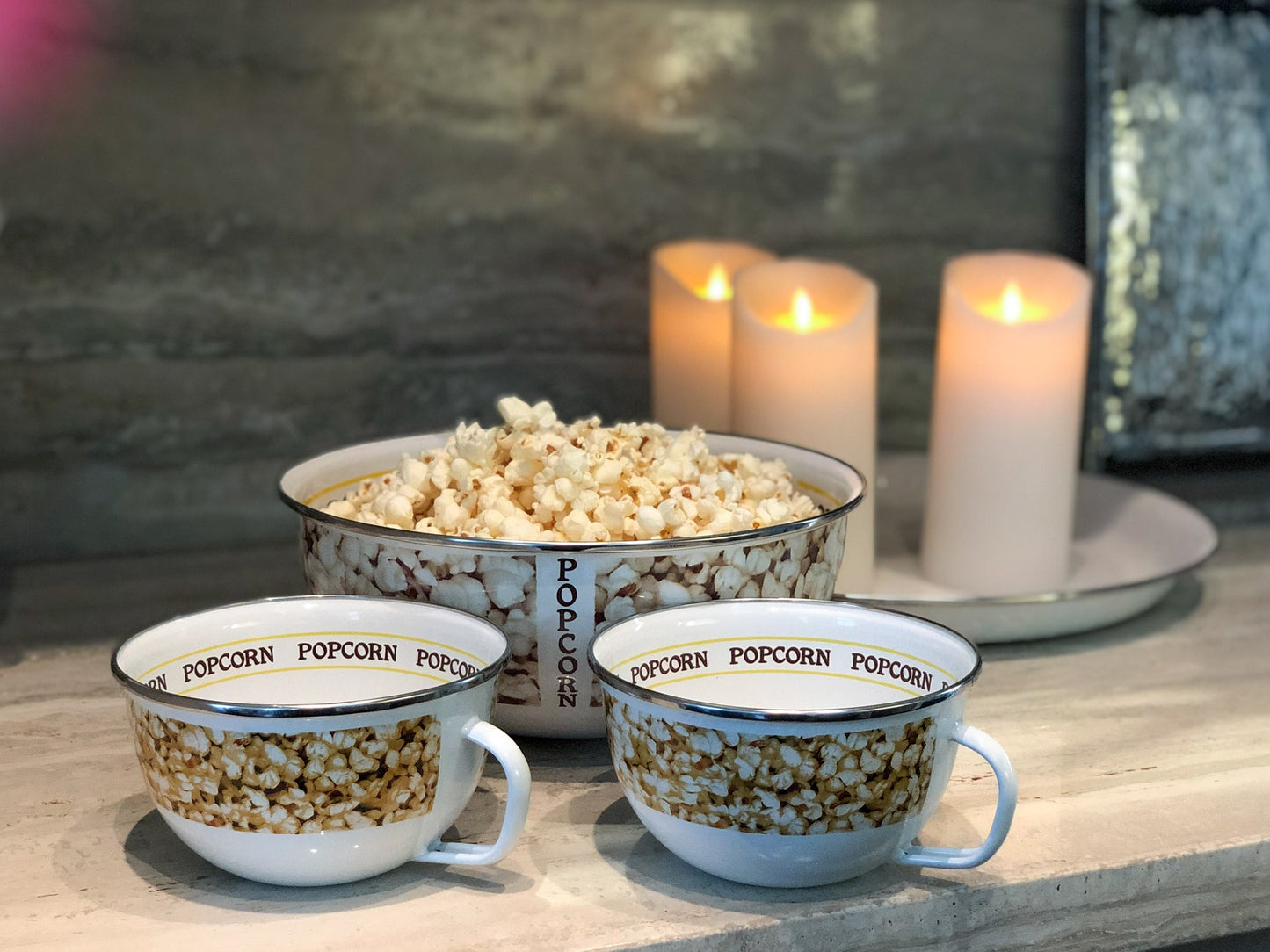 Popcorn Sharing Bowls - Set of 4