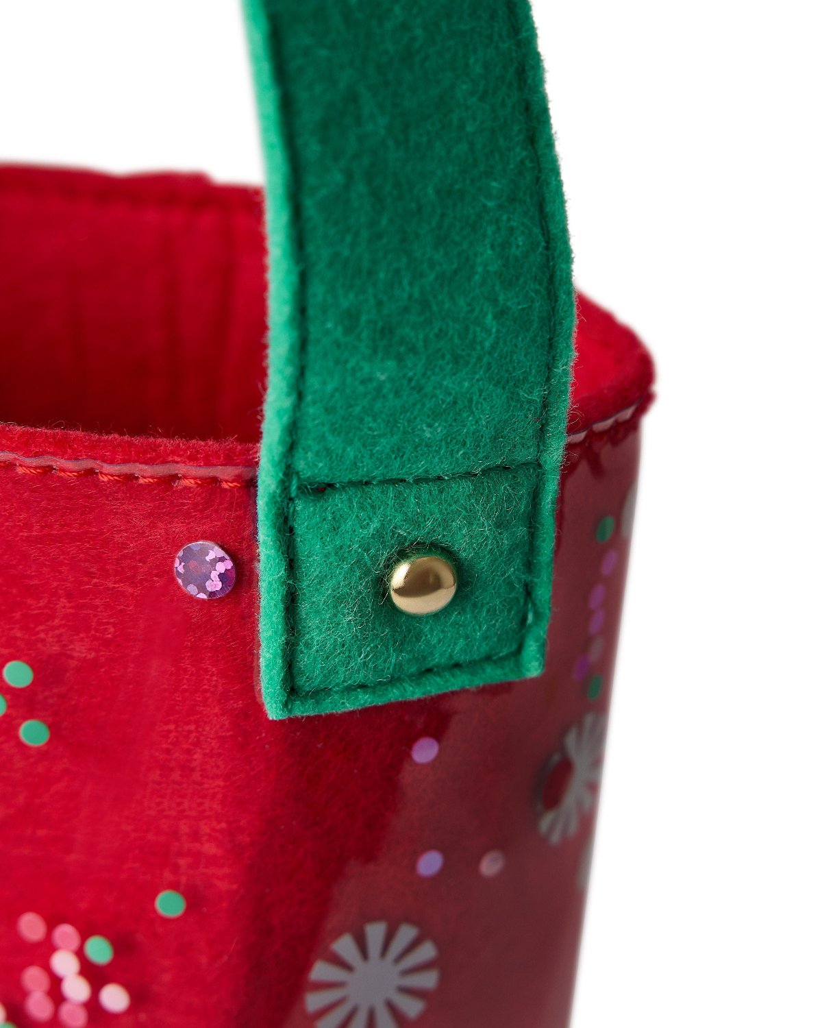 Holiday Spirit Confetti Wine Bag