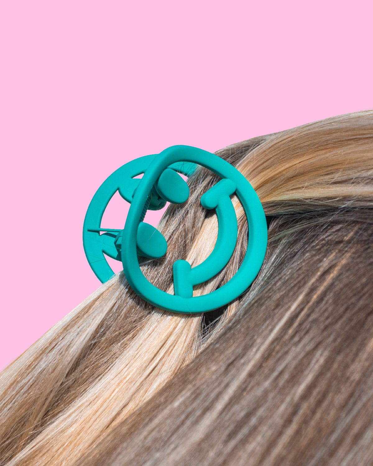 Smiley Hair Claw Clips (set of 3)