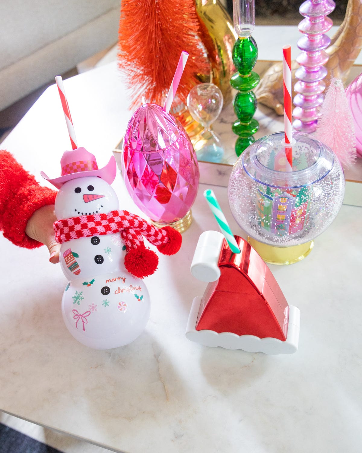 Snowman Sipper & Customizable Accessories