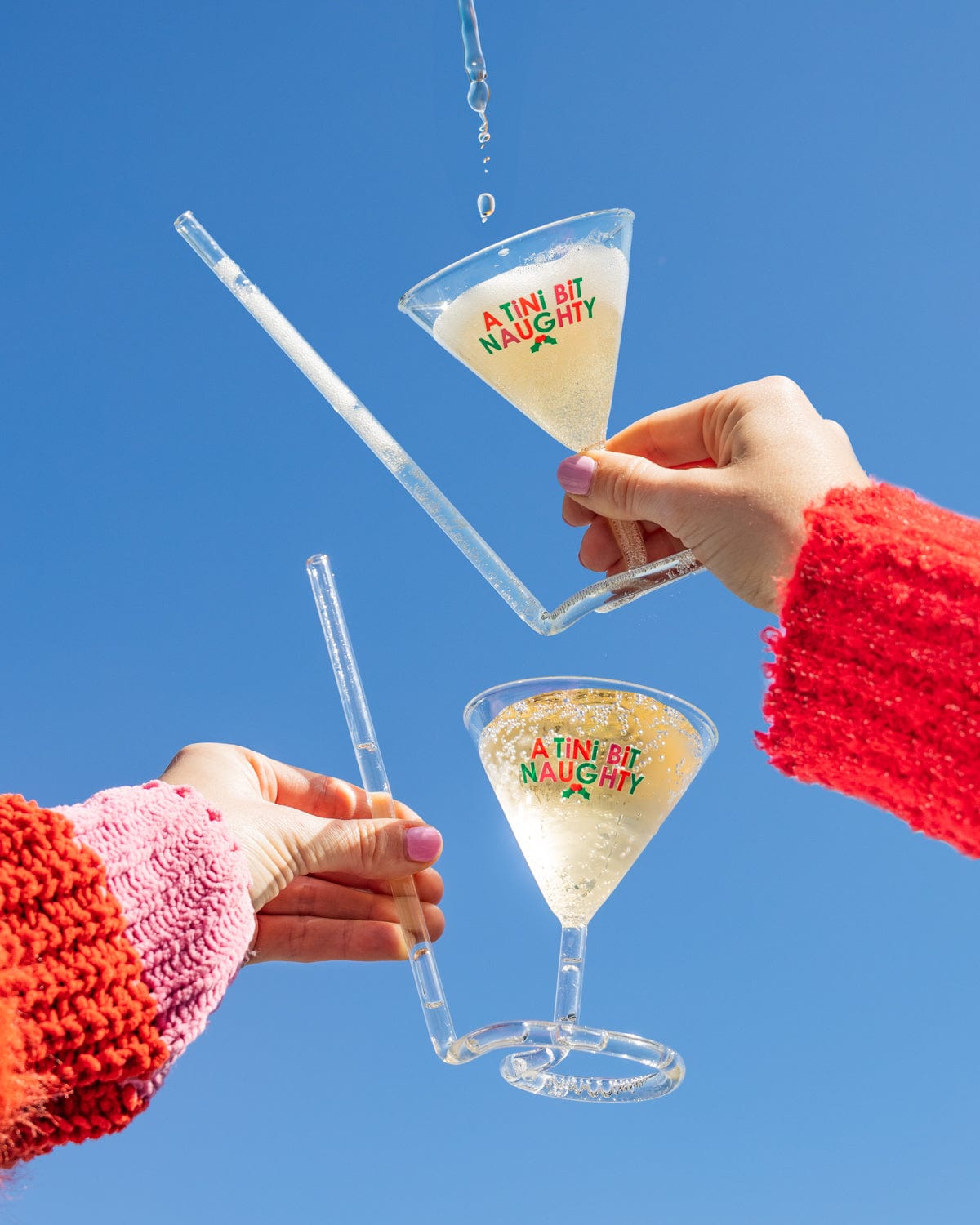 Tini Bit Naughty Martini Glass