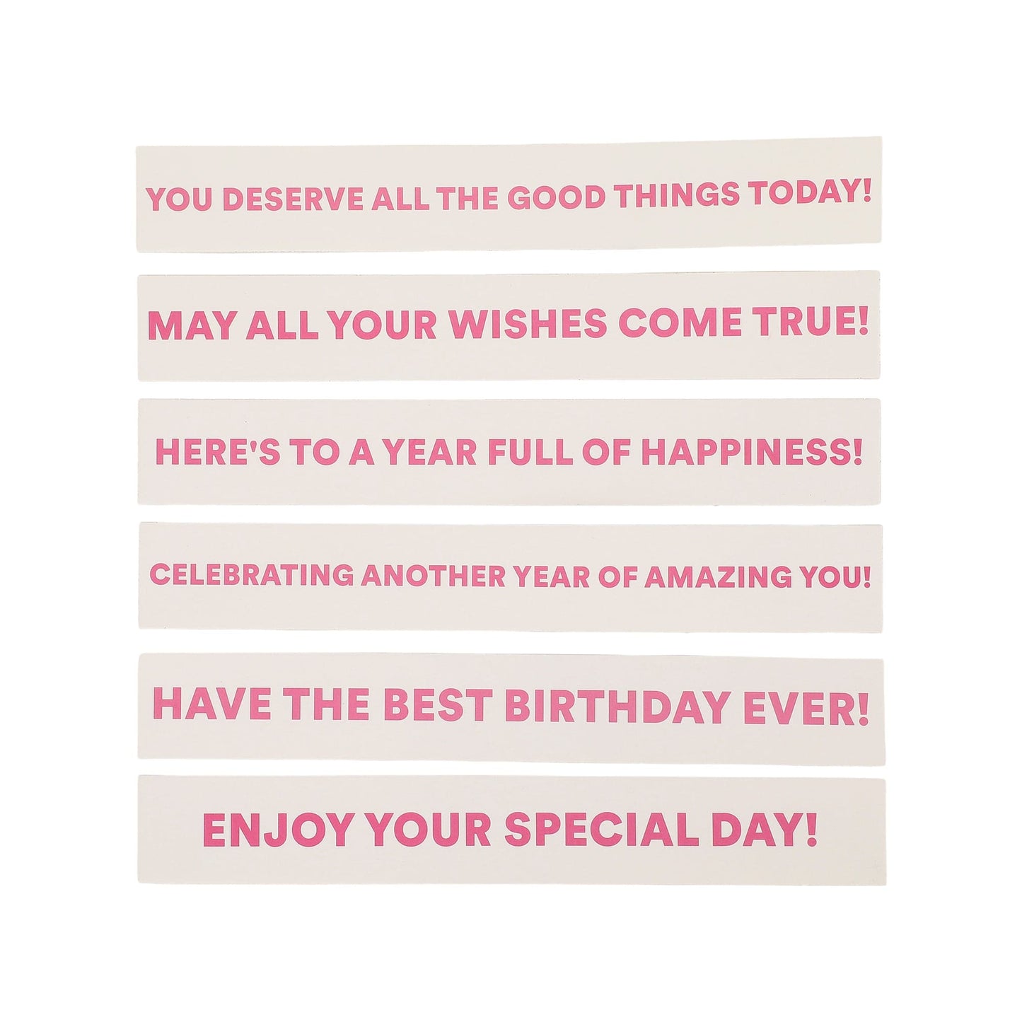 Birthday Candle Confetti Party Crackers (6 count)