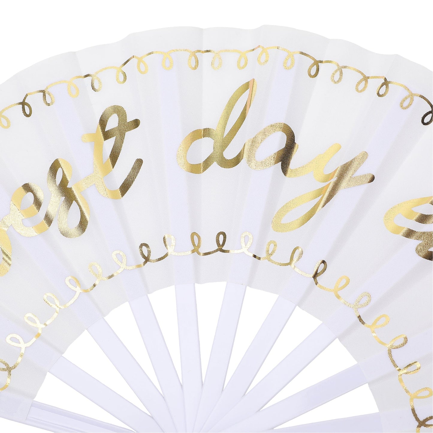 Best Day Ever Bridal Party Fans (4ct)