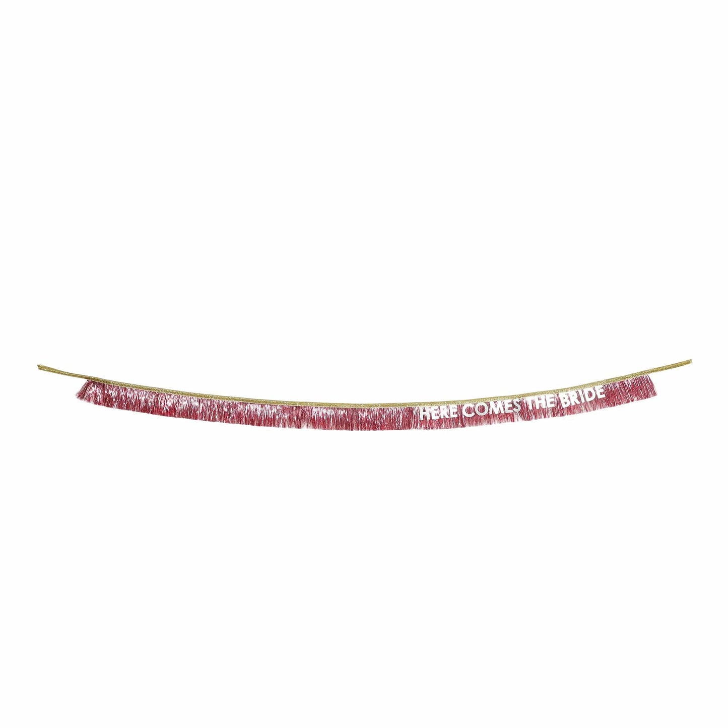 Here Comes the Bride Bachelorette & Bridal Shower Fringe Sash