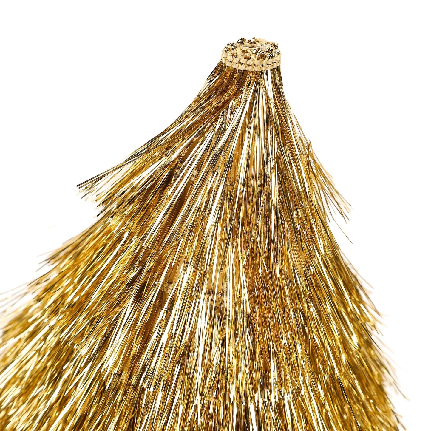 Mini Gold Fringe Party Hats (set of 4)