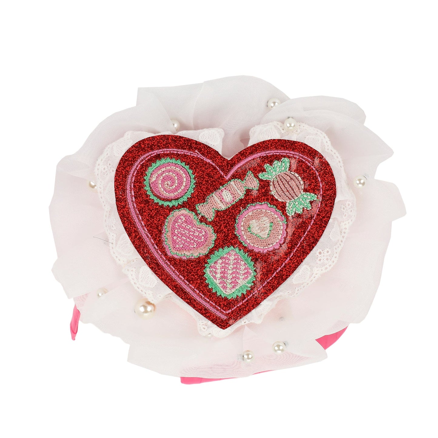 Sweet Treats Heart Novelty Headband (Single or Set of 4)