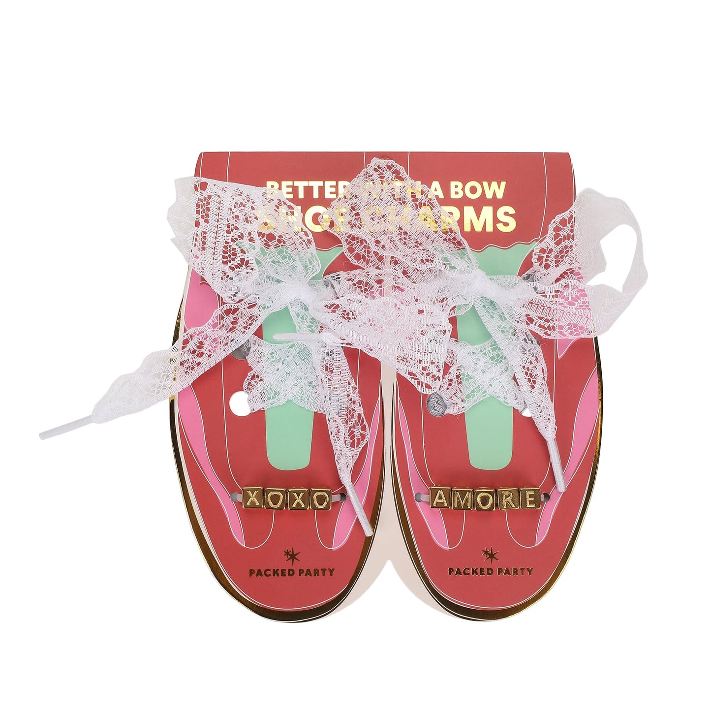 XOXO Shoe Lace & Carm Set