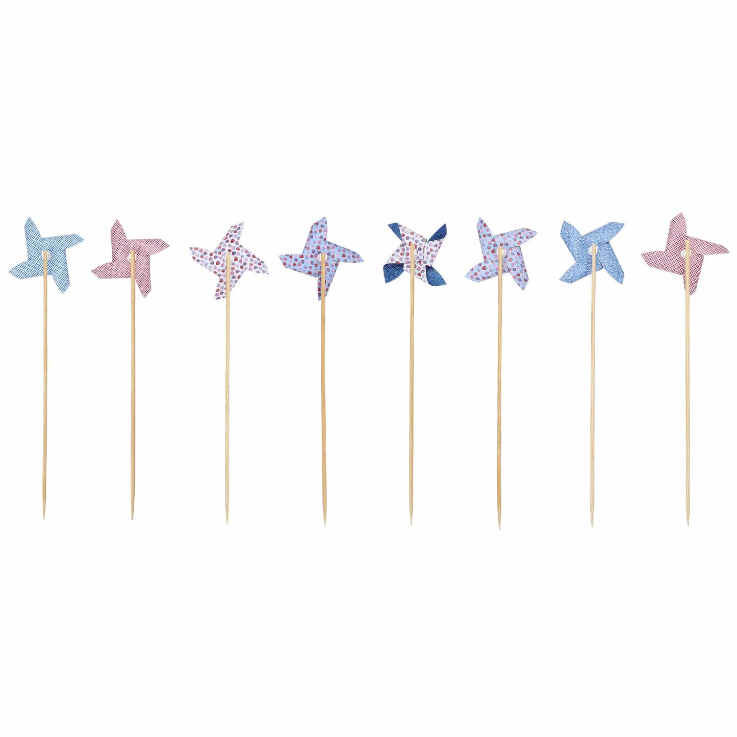 Mini Pinwheel Cake Toppers (8 ct)