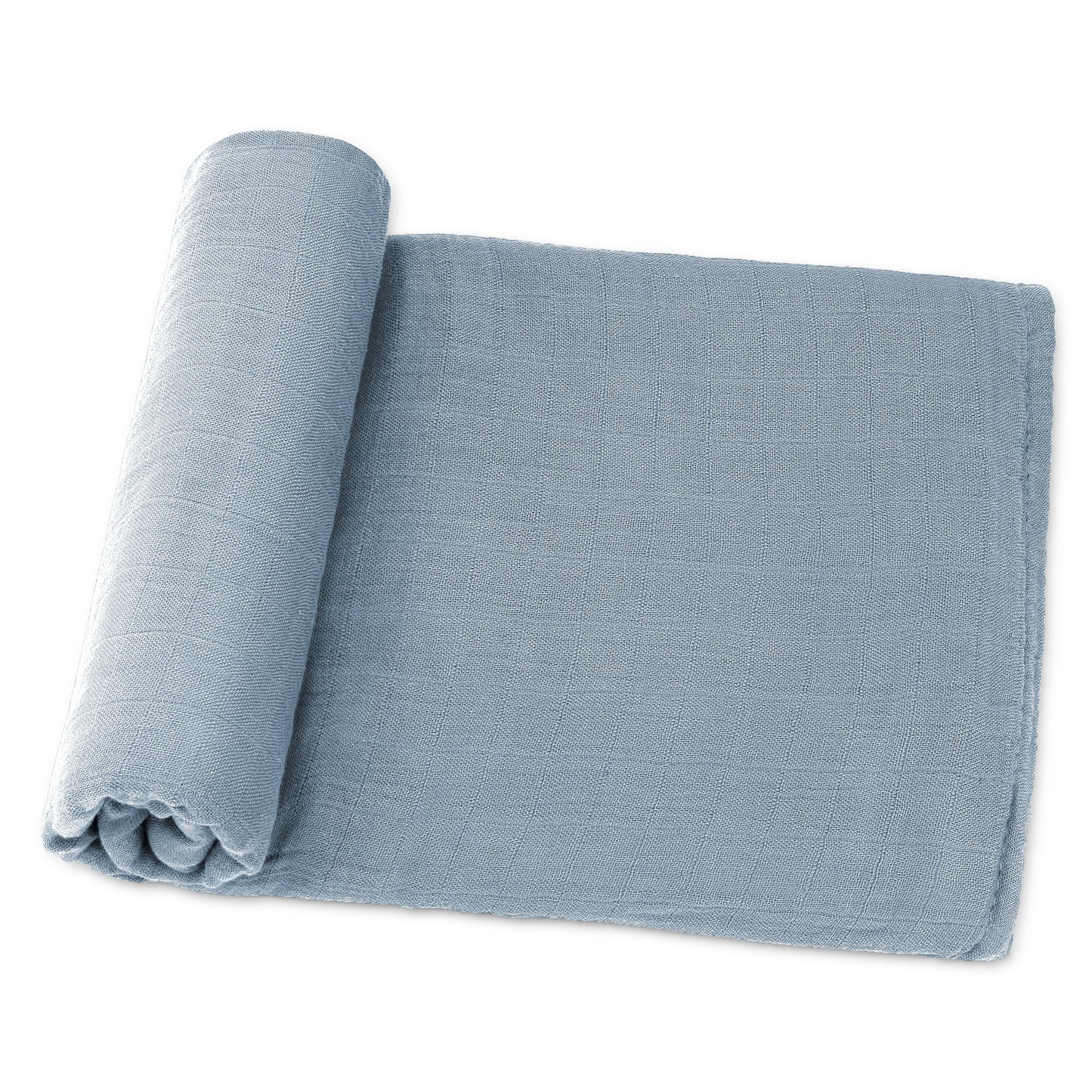 Muslin Swaddle Blanket in Pacific Blue, 1 Pack