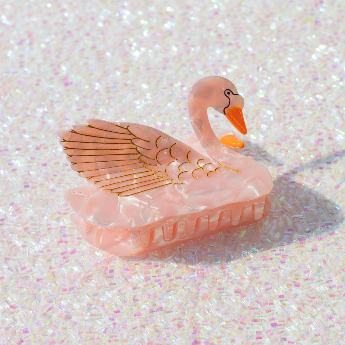 Swan Style Hair Claw Clip
