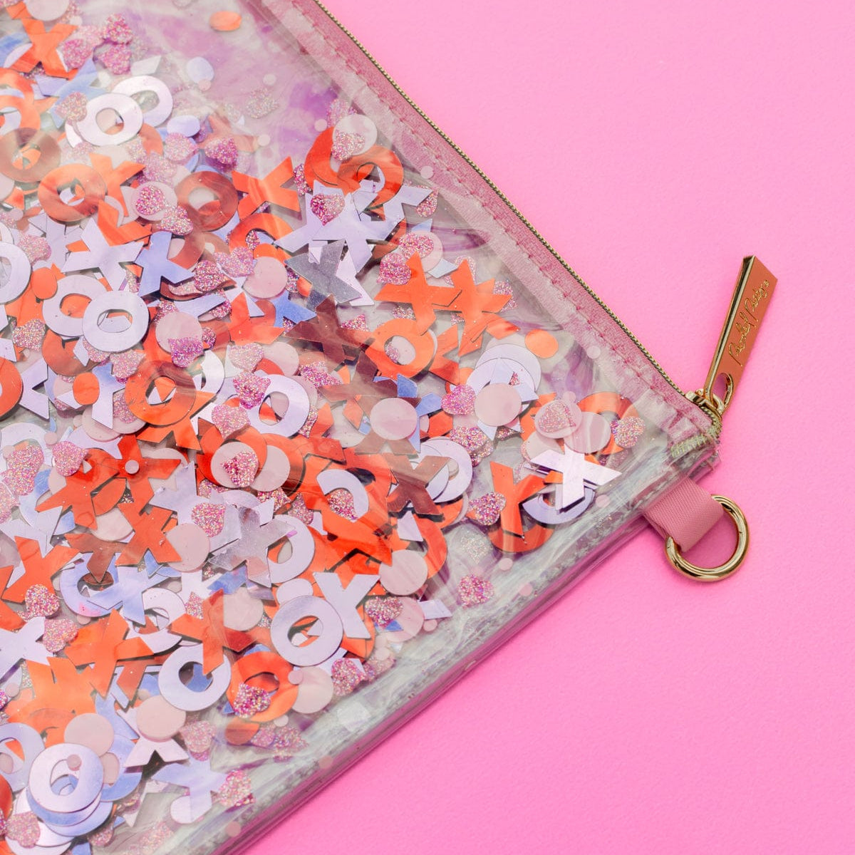 XOXO Confetti Everything Pouch
