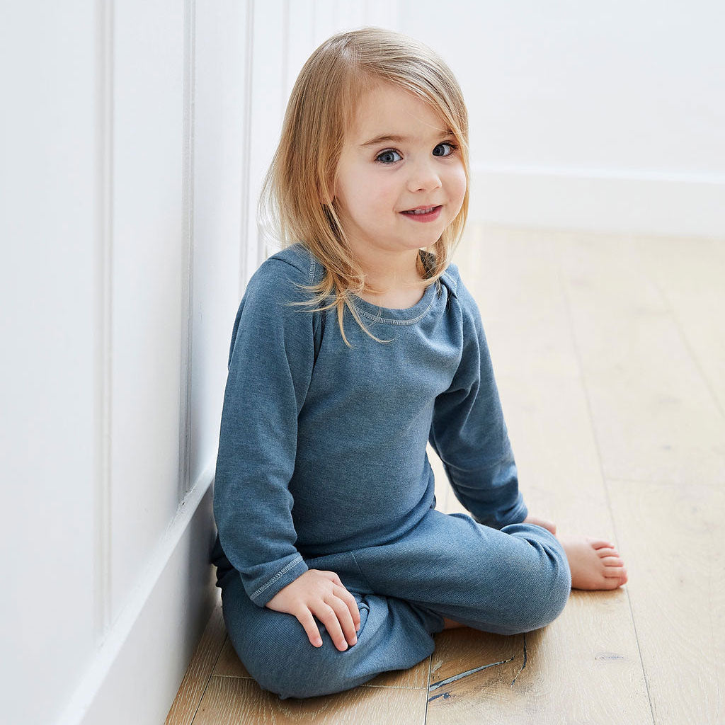 Rib Beanie, Lap Tee and Legging Set