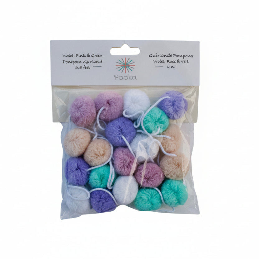 Pastel Pompom Garland