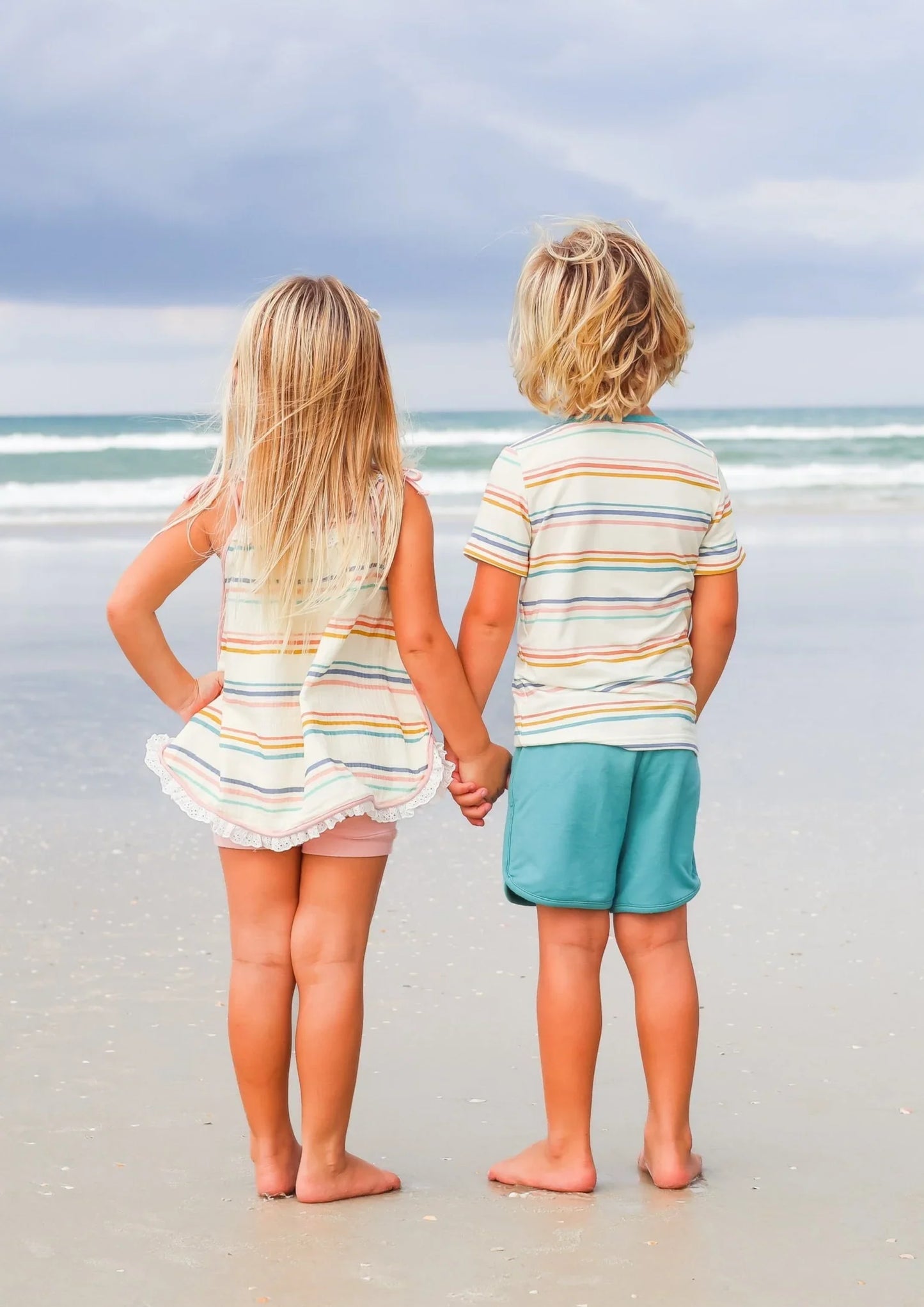 Kid's Coastal Stripe Set