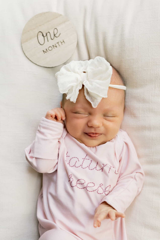 Off White | Skinny Mini Nylon Ruffled Baby Headband