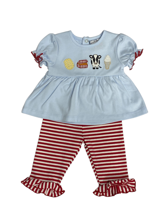 Chick-fil-A Inspired Kids Meal Legging Set