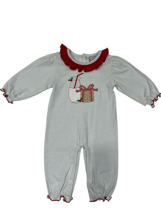 Milk & Cookies Girls Romper