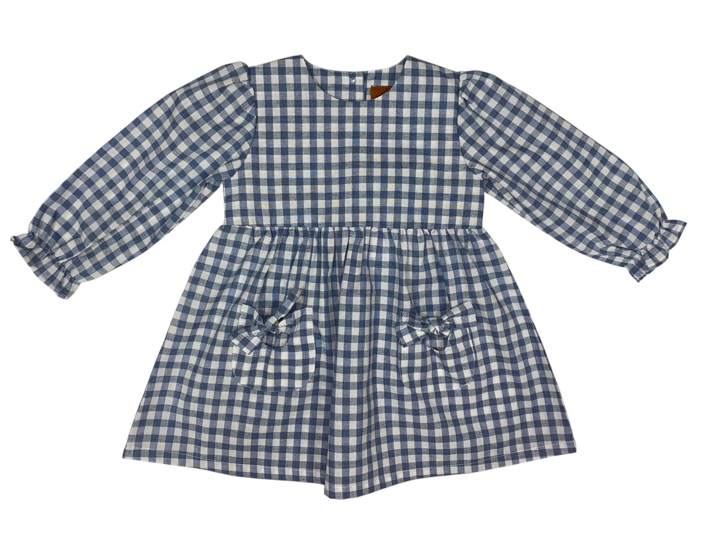 Jordyn Dress – Blue Gingham Girls Outfit