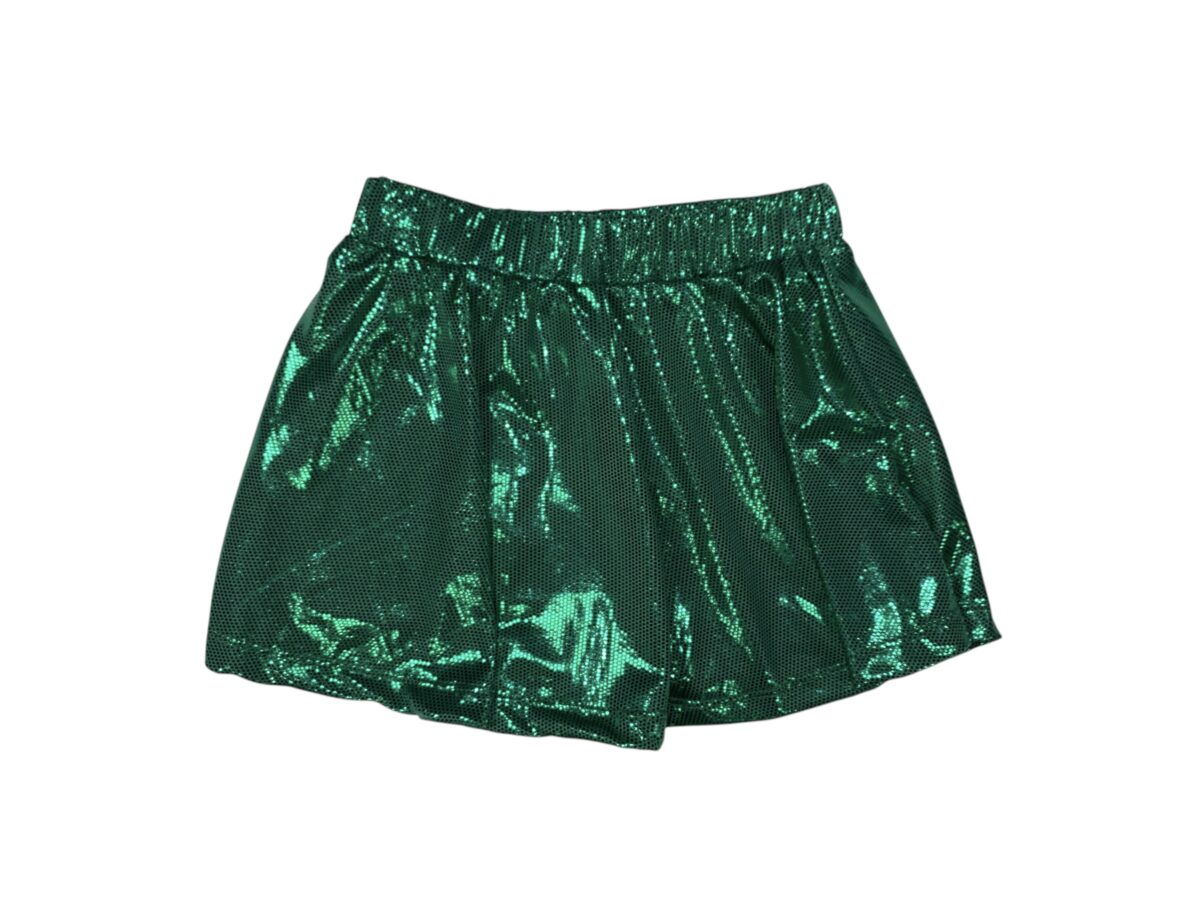 Green Sparkle Skort