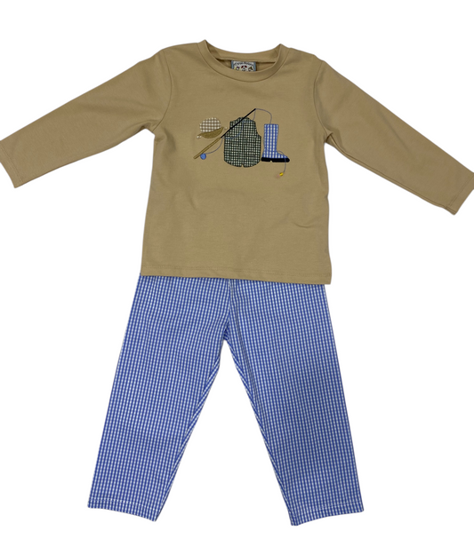 Gone Fishing Boys Pant Set