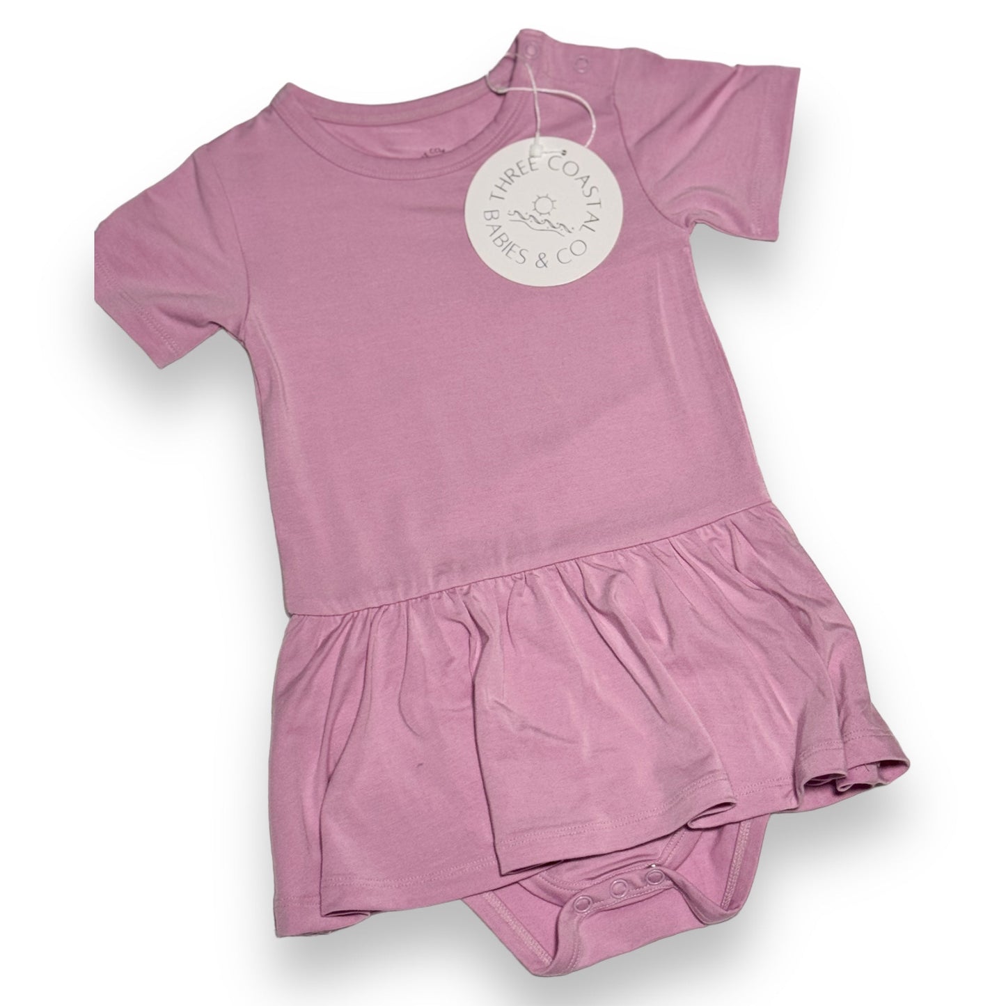 Lavender Haze Bodysuit Twirl Dress