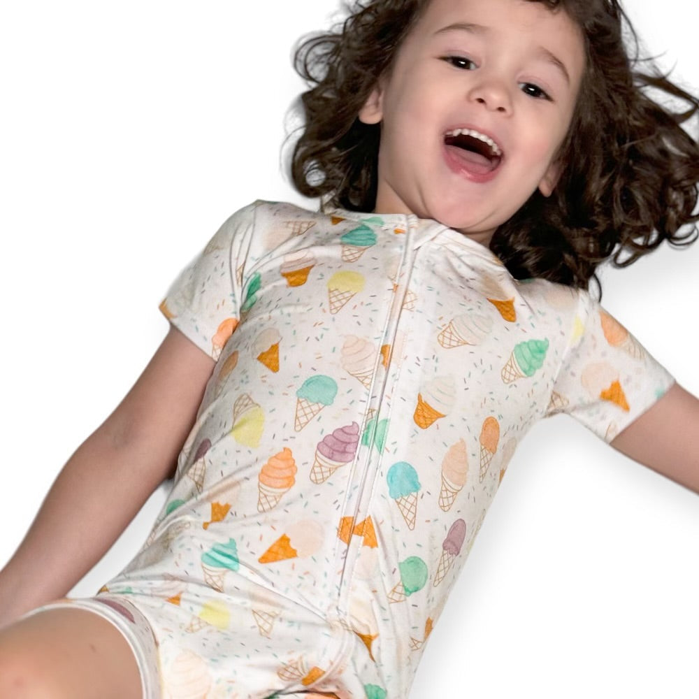 Swirls Shorty Romper