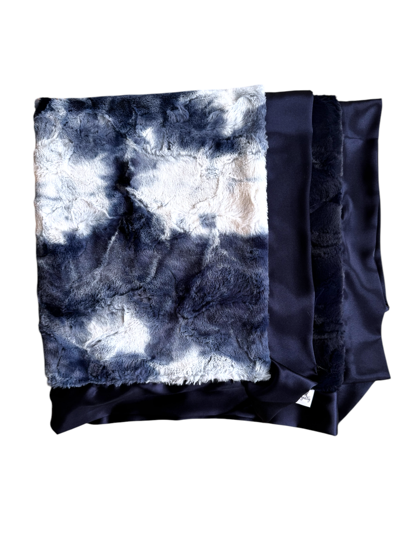 Navy Tie Dye Blanket