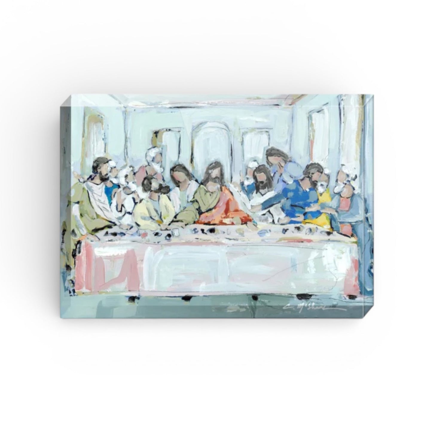 Legacy Meal XII Last Supper Acrylic Tabletop Art