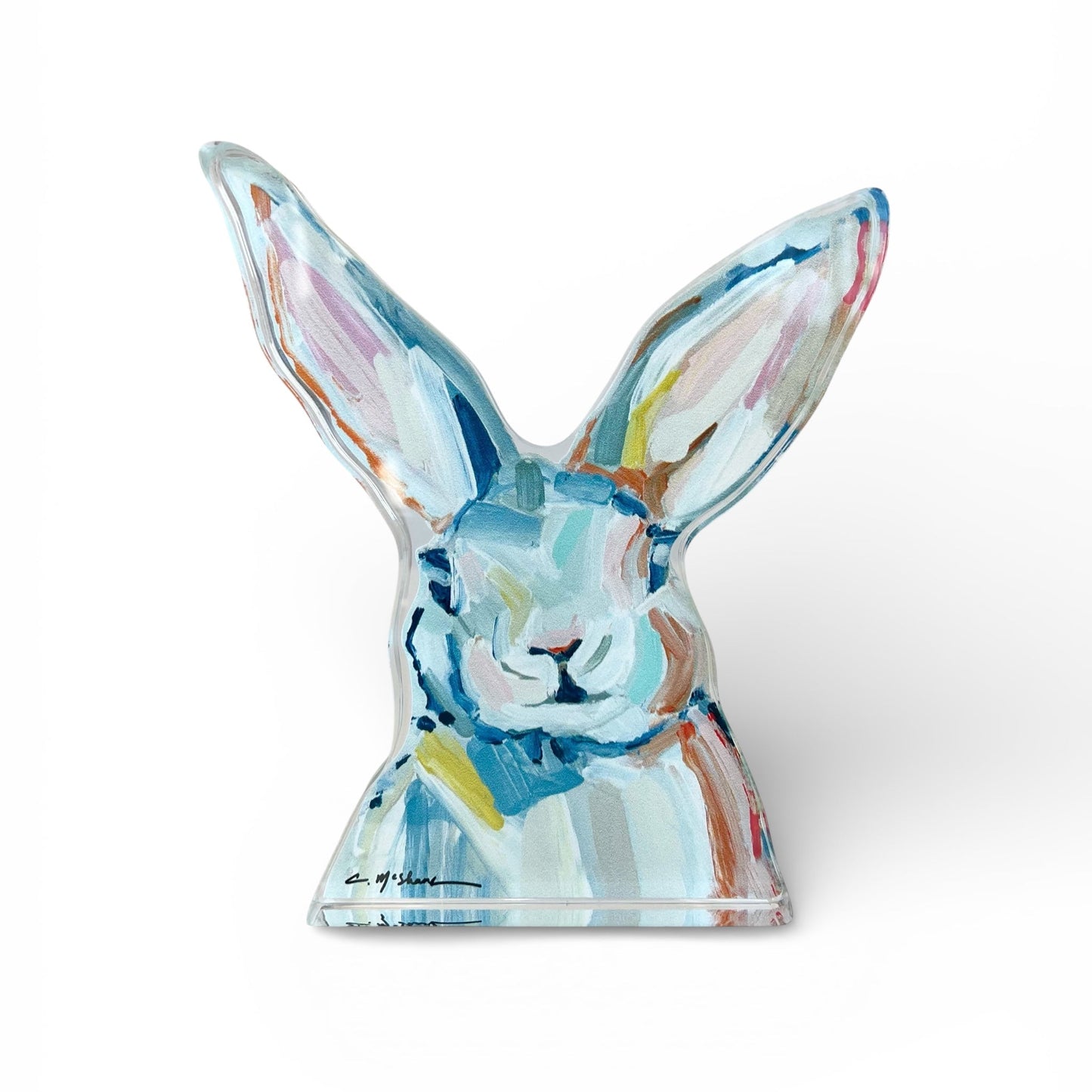 Bunny Ears Acrylic Tabletop Art