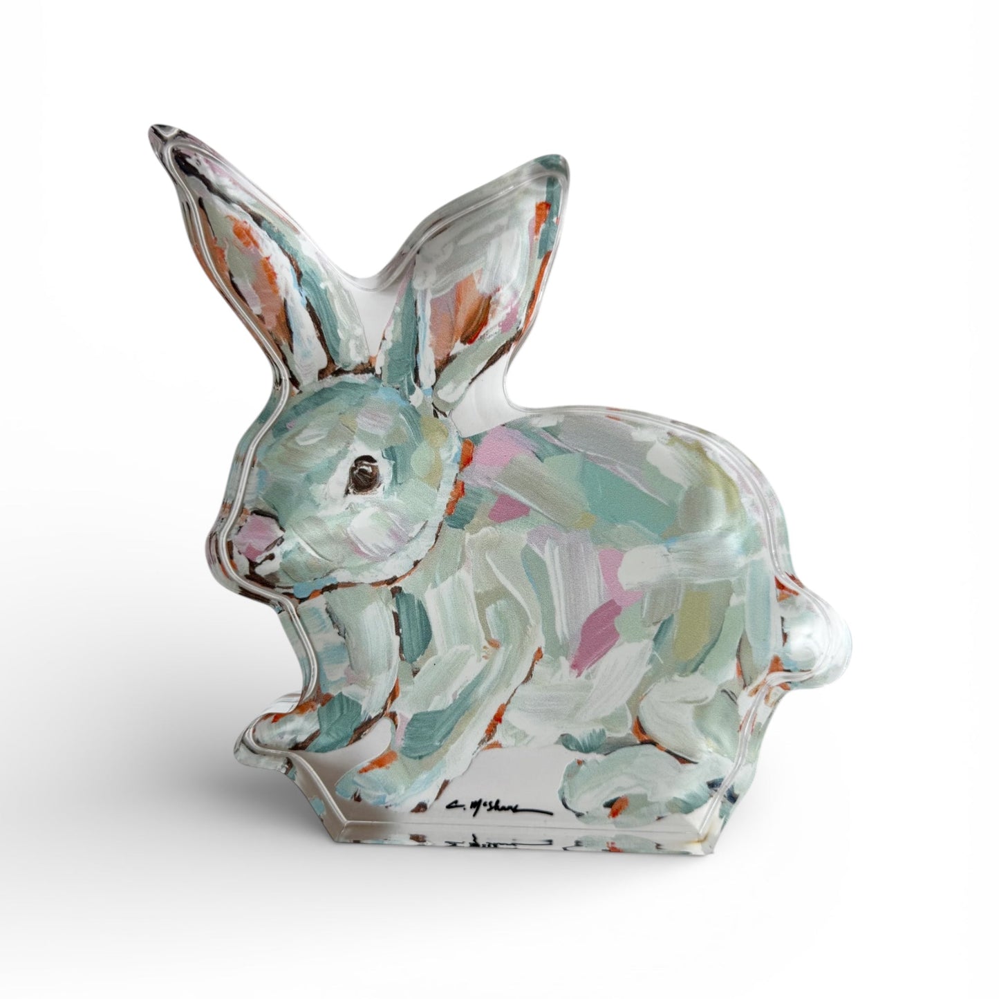 Bunny Hunny Acrylic Tabletop Art
