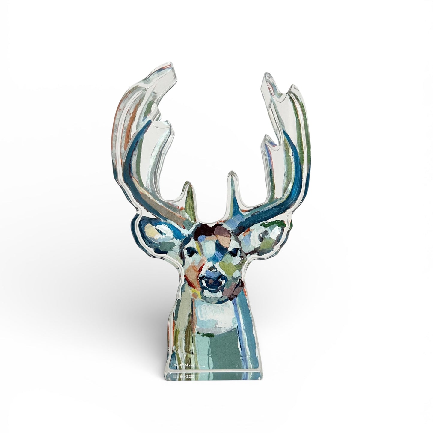 Bucky Deer Acrylic Tabletop Art