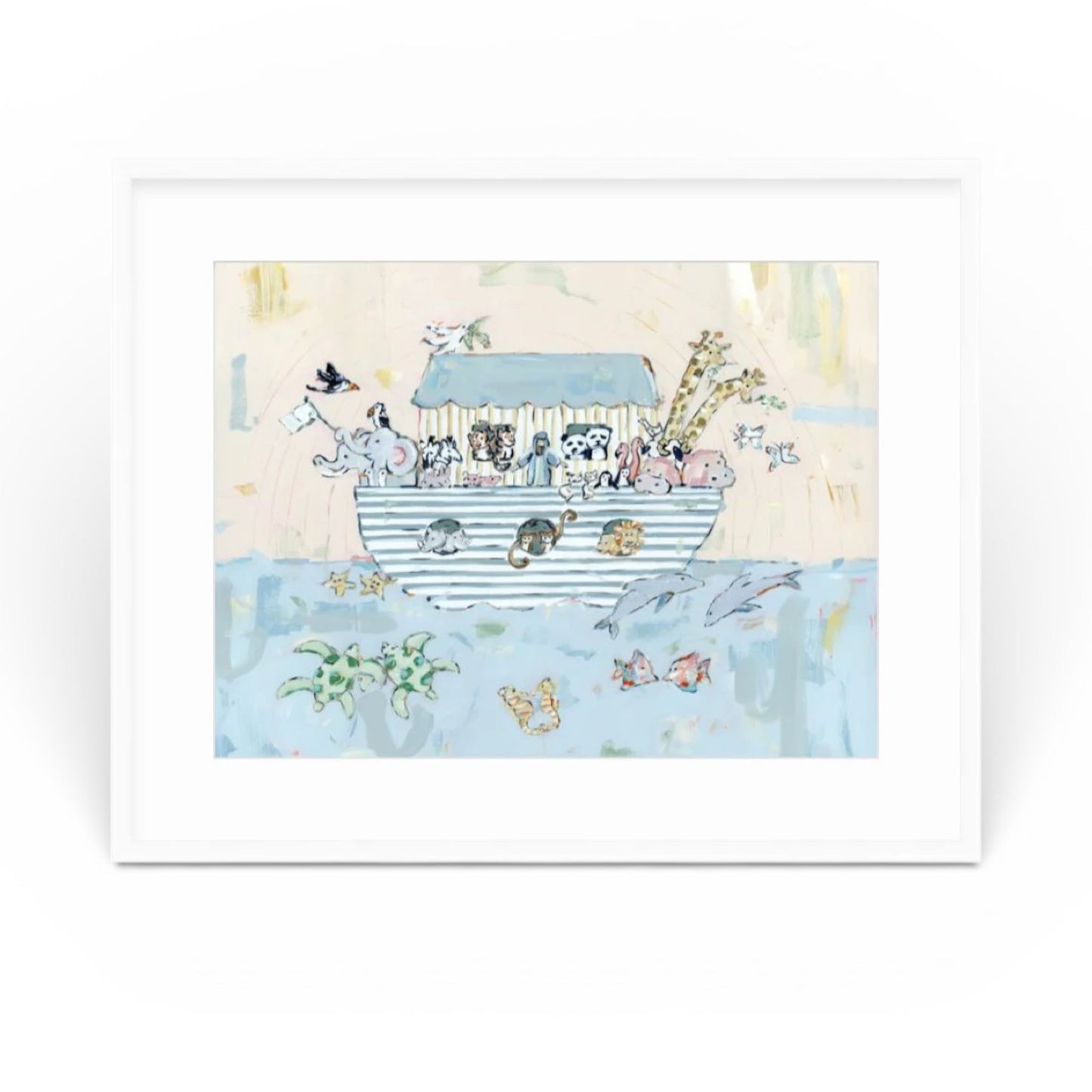 Noah's ark V Nursery Fine Art Print