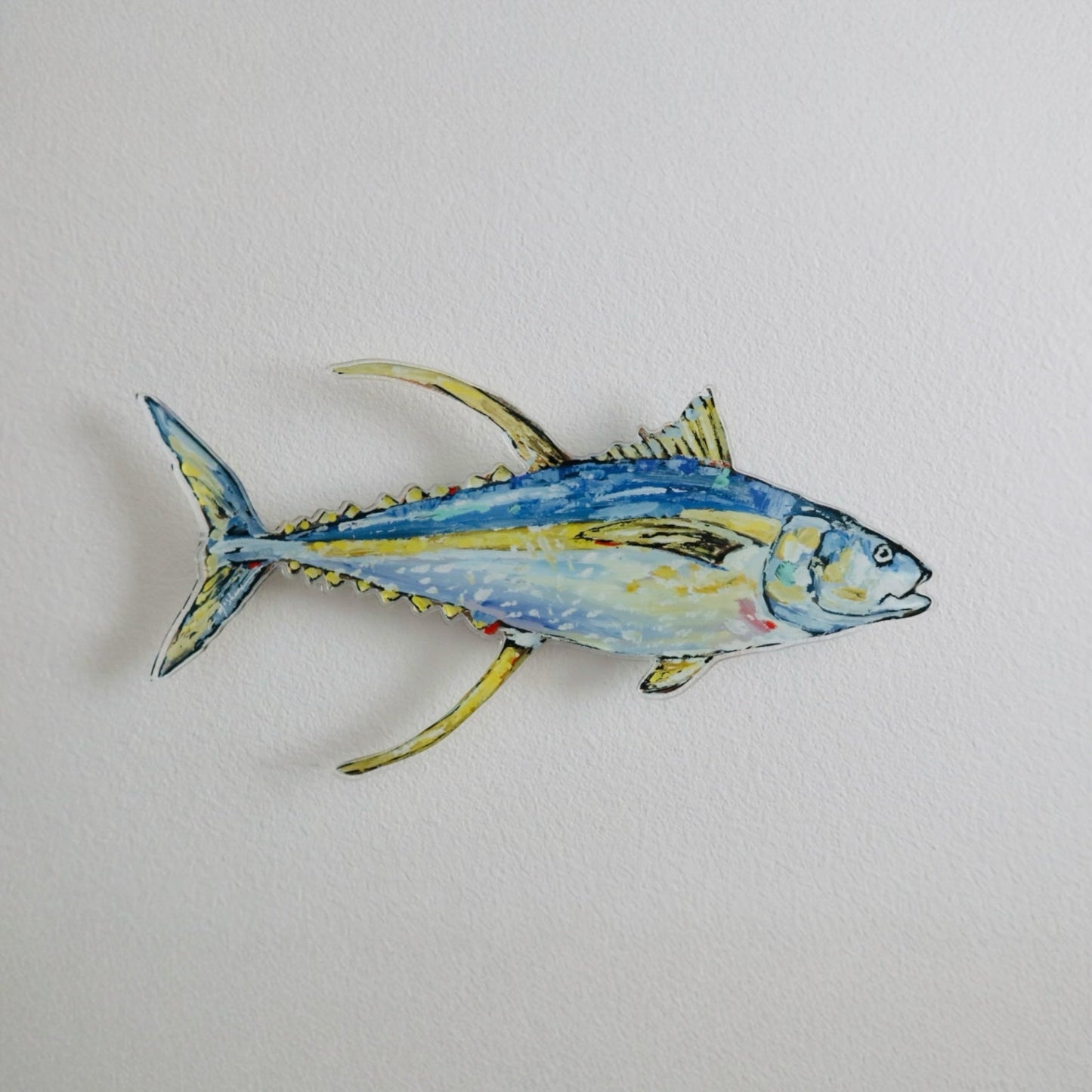 Yellowfin Tuna Acrylic Wall Contour