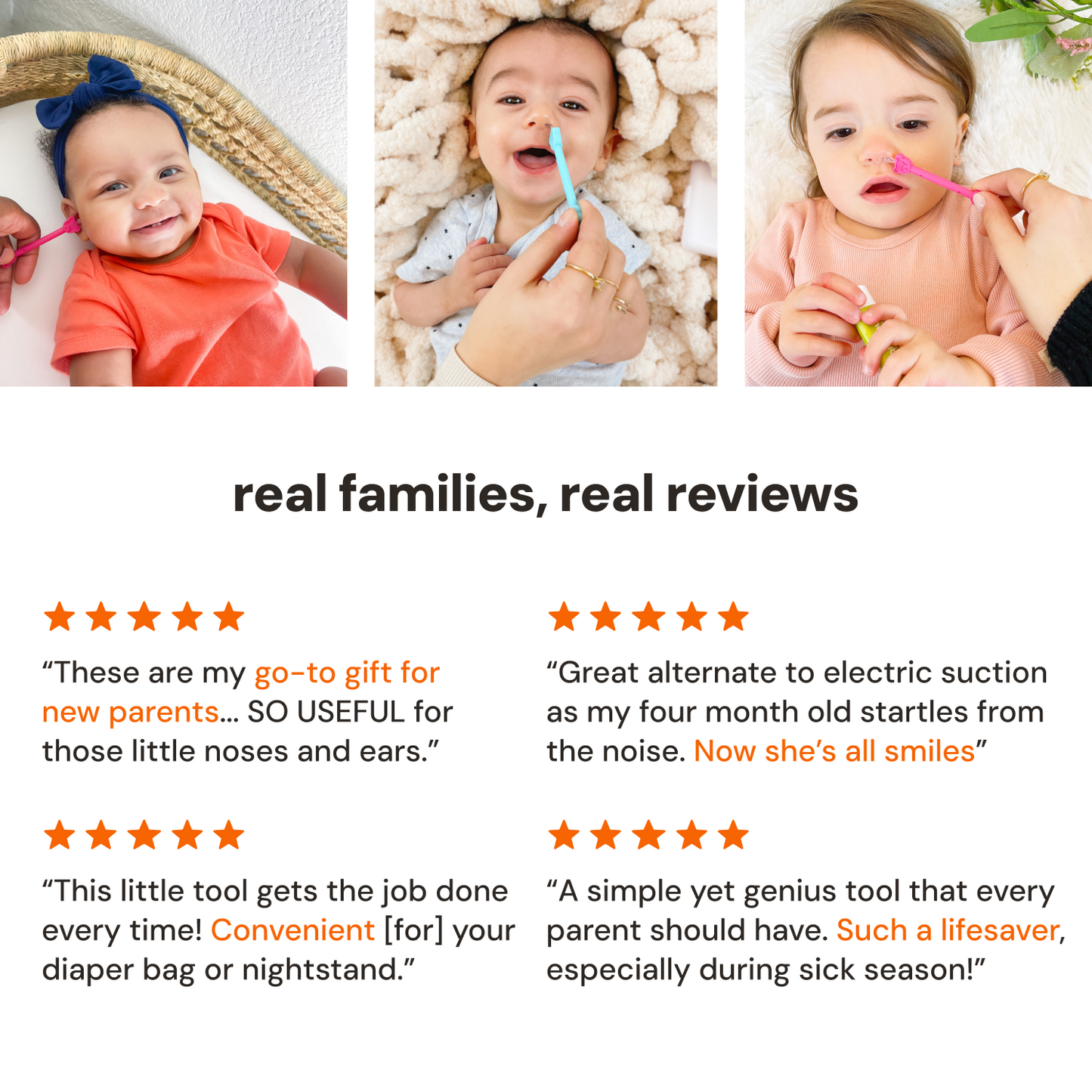 oogiebear 2-pack booger picker