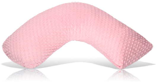Award-Winning Nursing Pillow - Pink Dot Design | Ergonomic Breastfeeding Support | Luna Lullaby