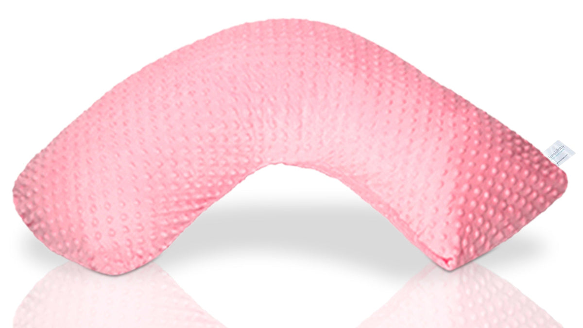 Baby Pink Dot Nursing Pillow Cover | Luna Lullaby